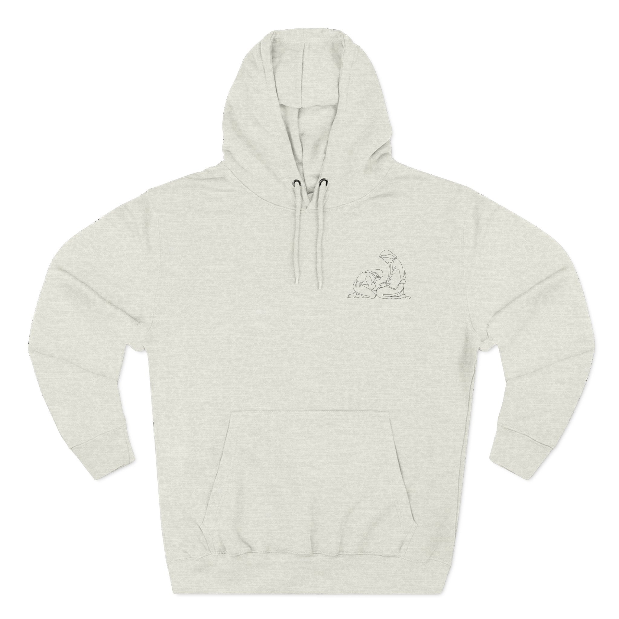 At His Feet Fleece Hoodie