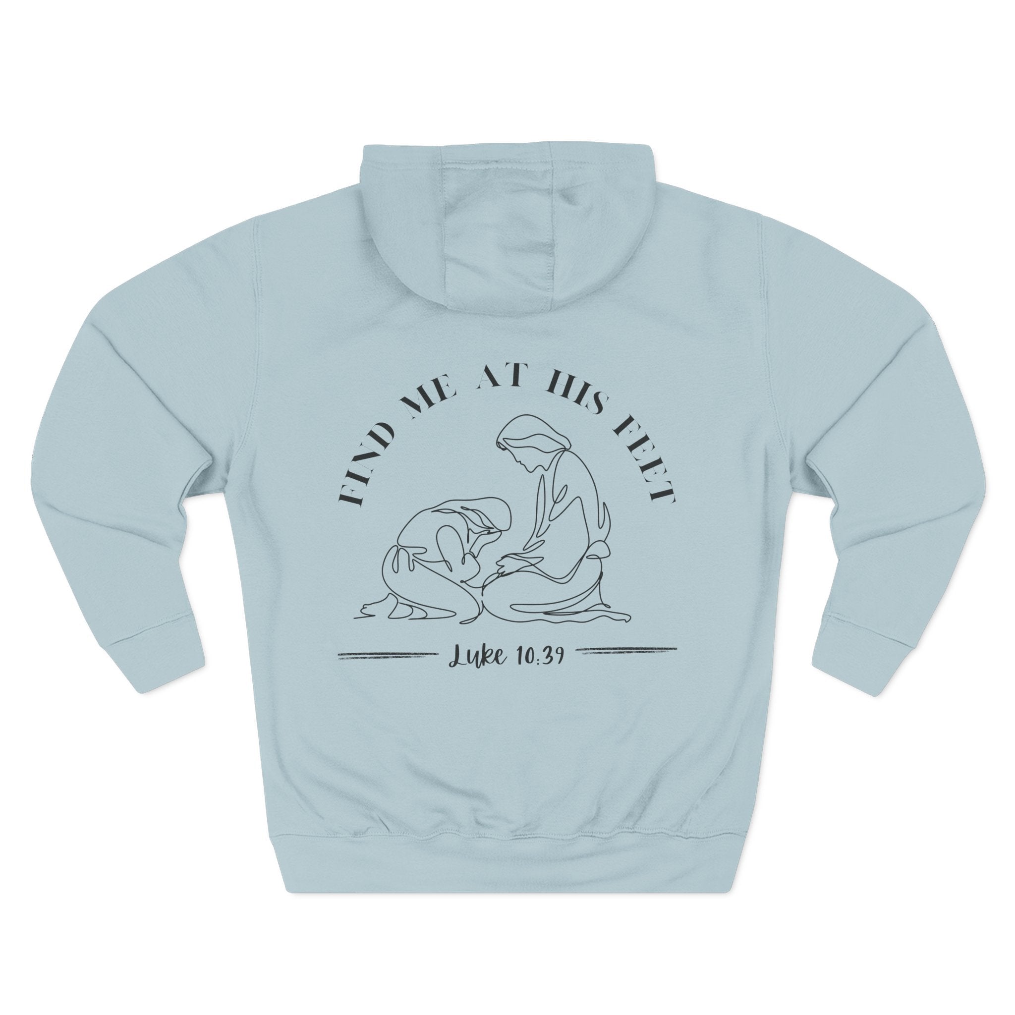 At His Feet Fleece Hoodie
