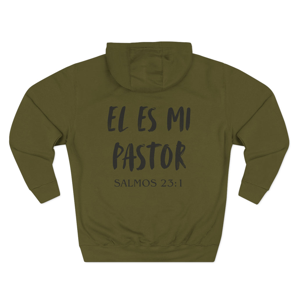 El Es Mi Pastor Hoodie — Psalms 23:1 Christian Faith Pullover