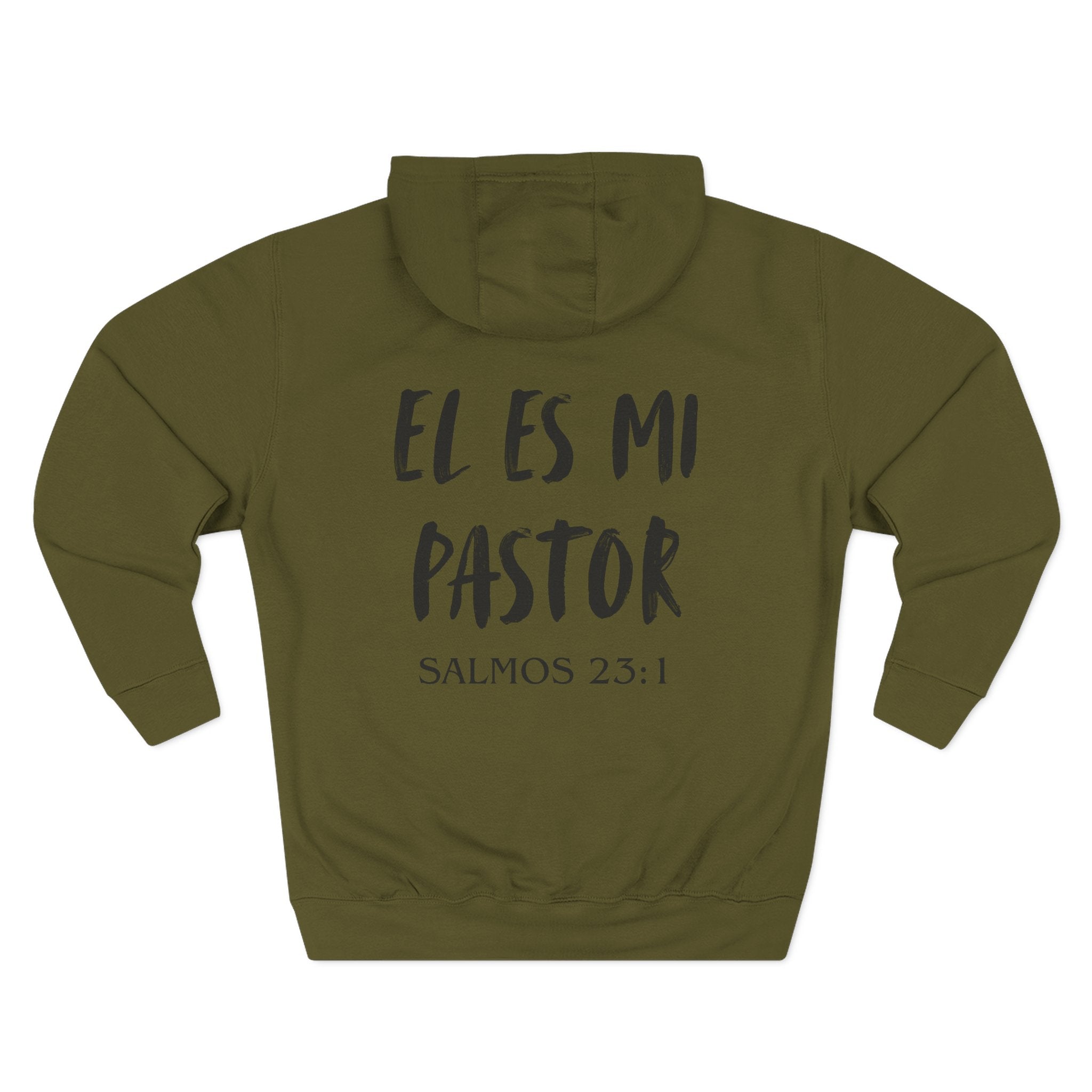El Es Mi Pastor Hoodie — Psalms 23:1 Christian Faith Pullover