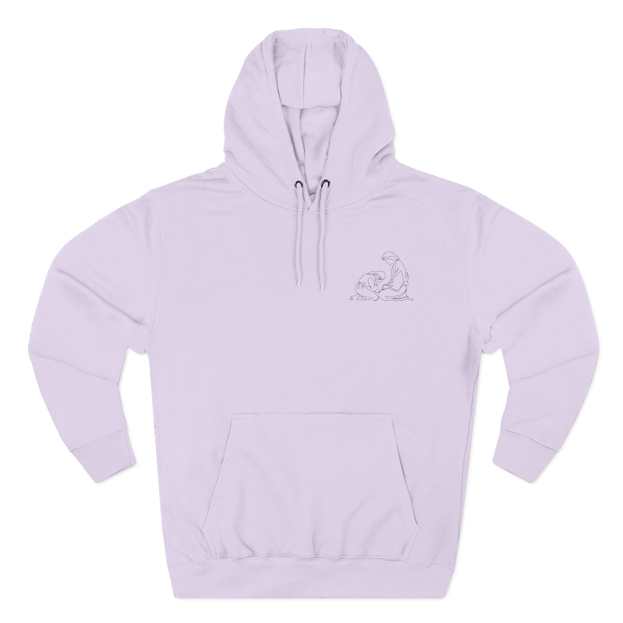 At His Feet Fleece Hoodie