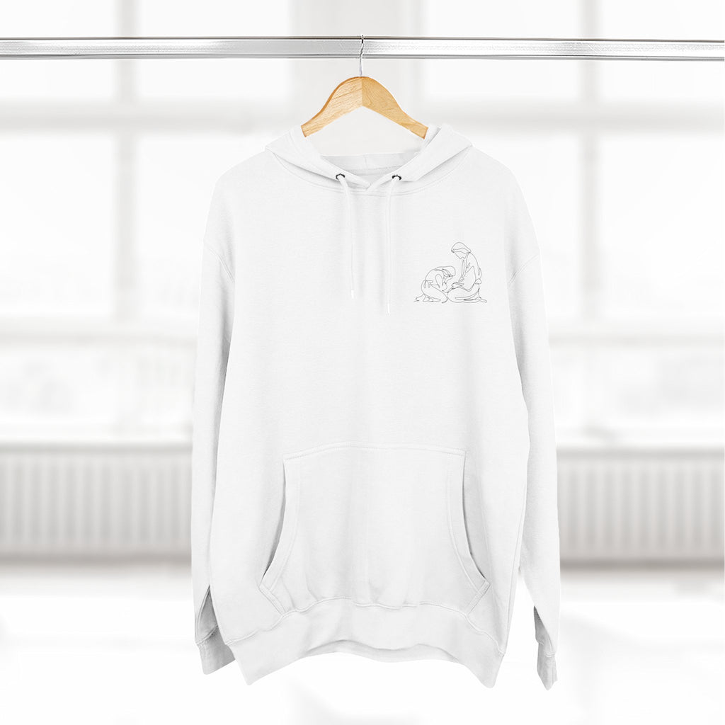 At His Feet Fleece Hoodie