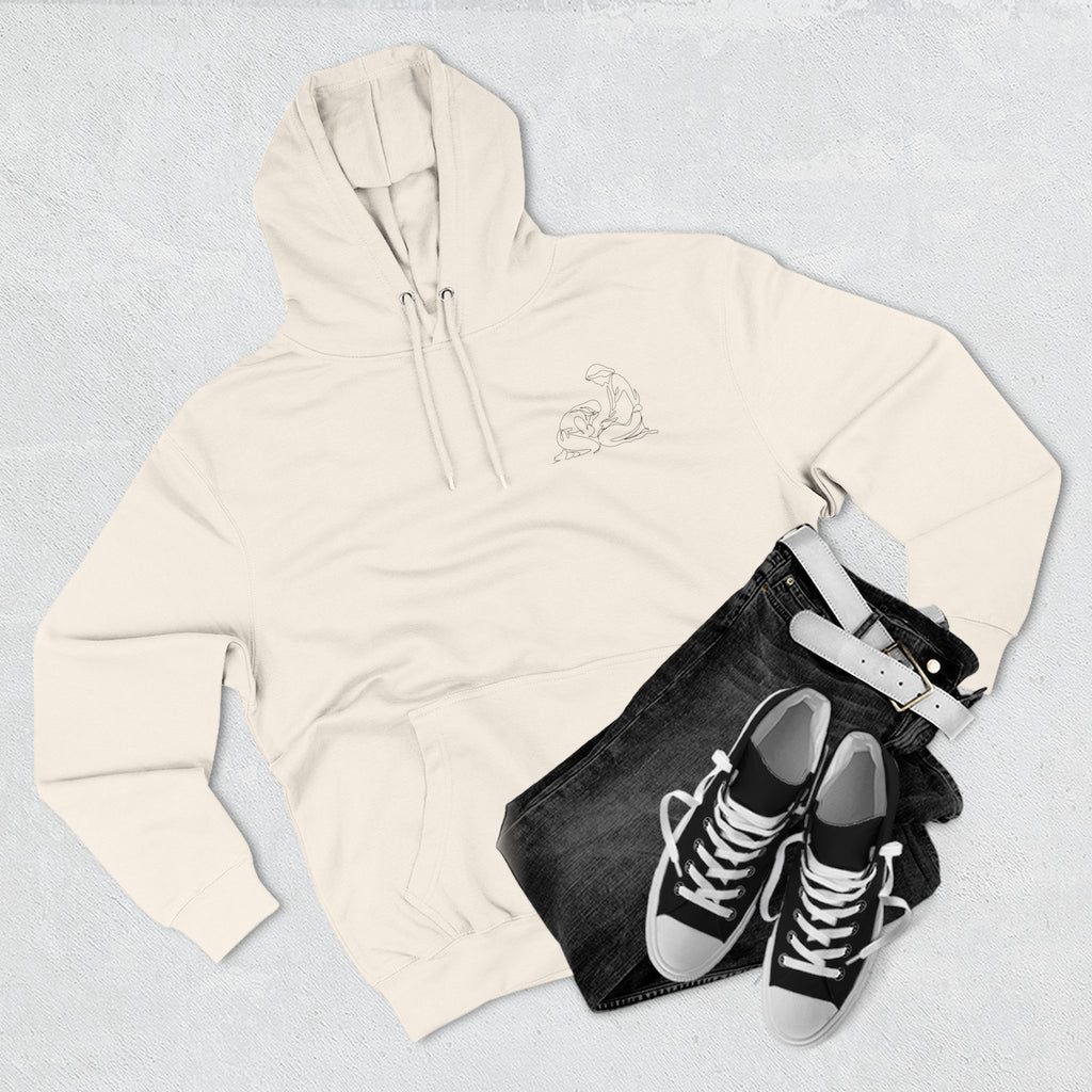 At His Feet Fleece Hoodie
