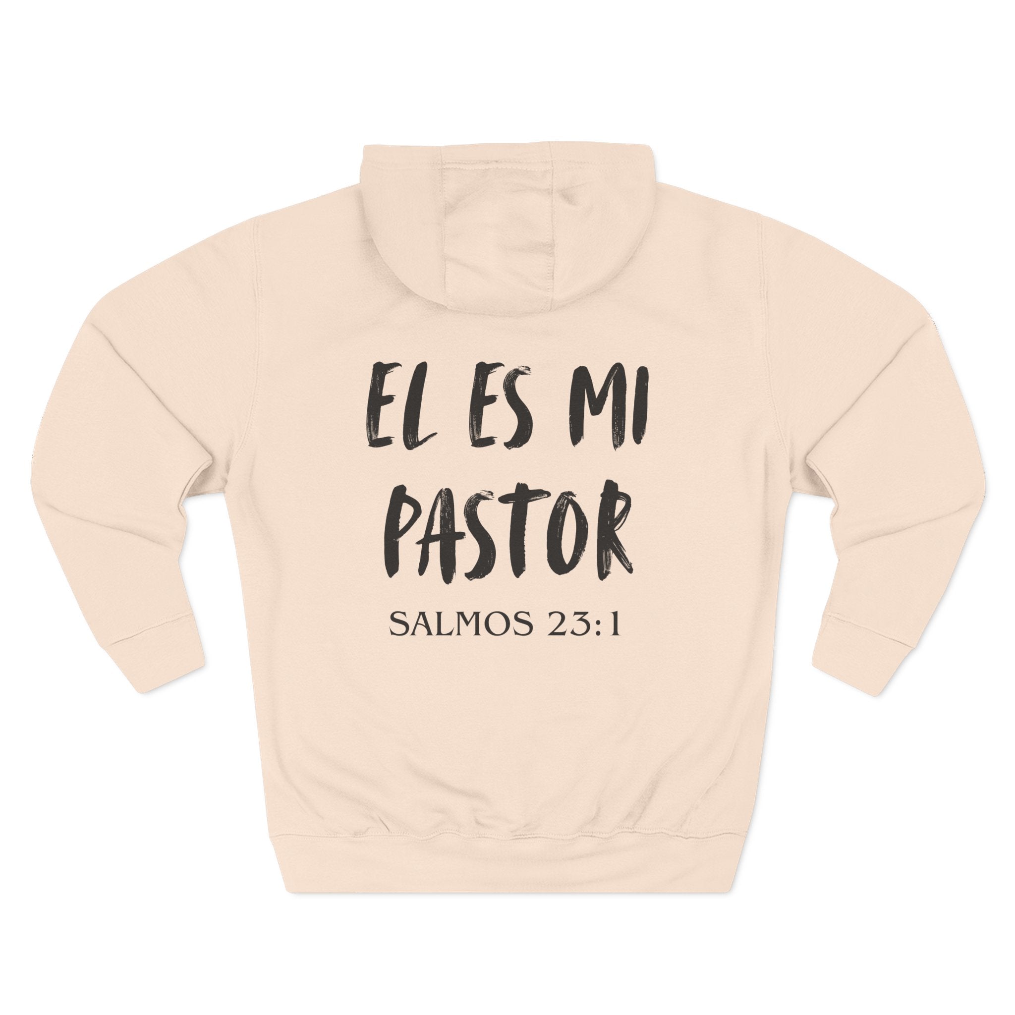 El Es Mi Pastor Hoodie — Psalms 23:1 Christian Faith Pullover