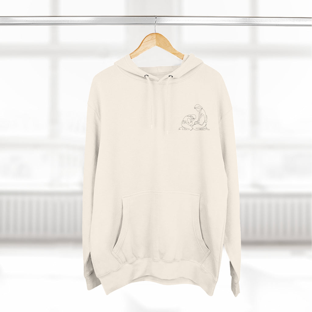At His Feet Fleece Hoodie