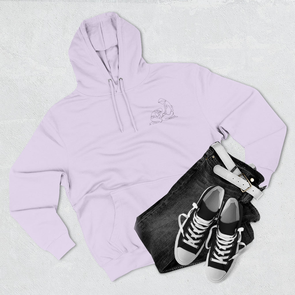 At His Feet Fleece Hoodie