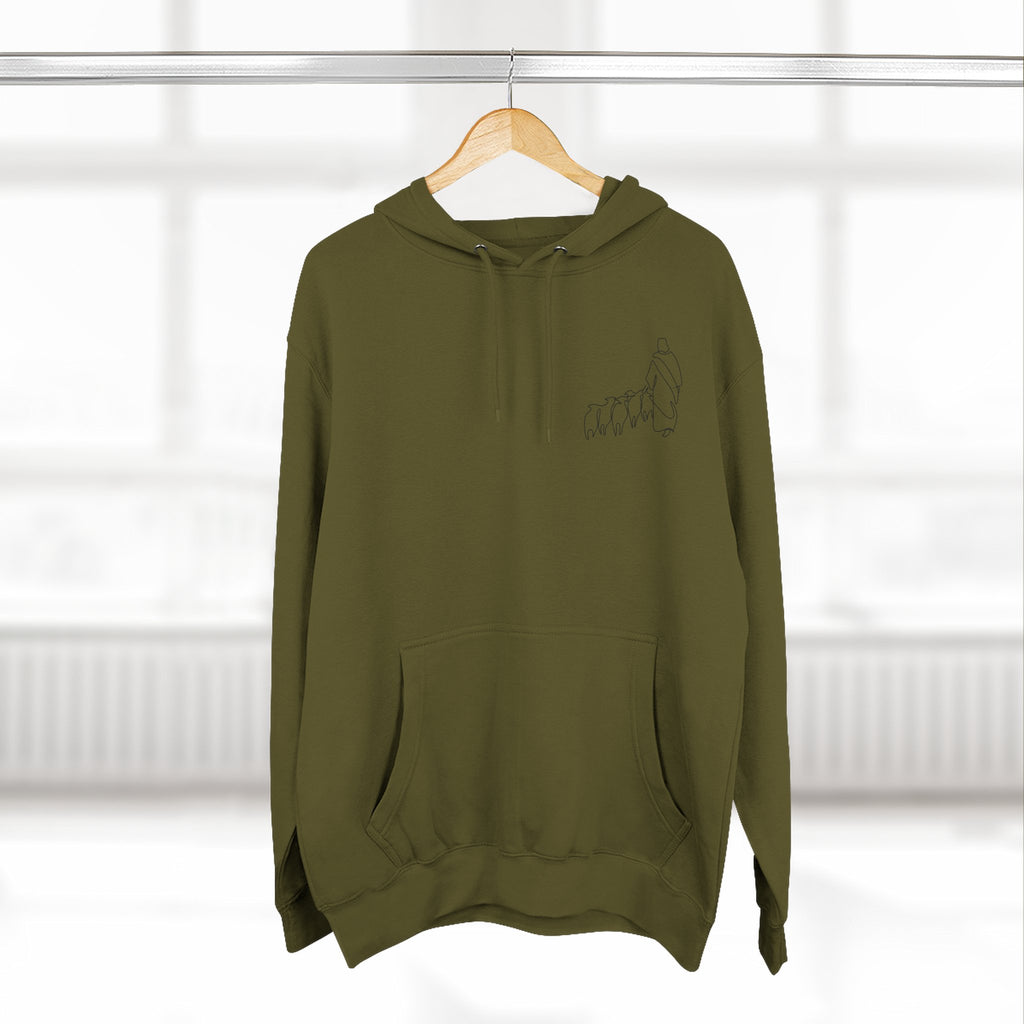 He Is My Shepherd Hoodie — Psalms 23:1 Christian Faith Pullover