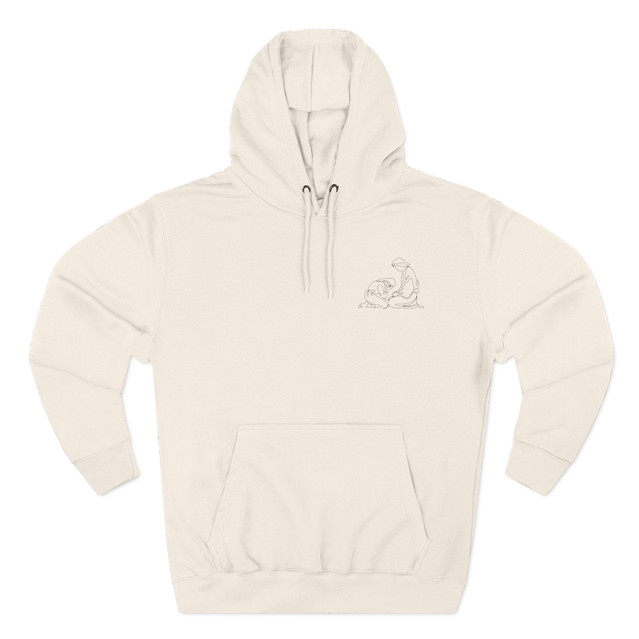 At His Feet Fleece Hoodie