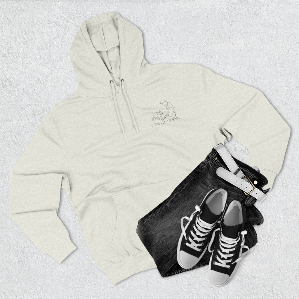 At His Feet Fleece Hoodie