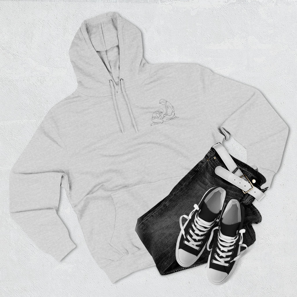 At His Feet Fleece Hoodie