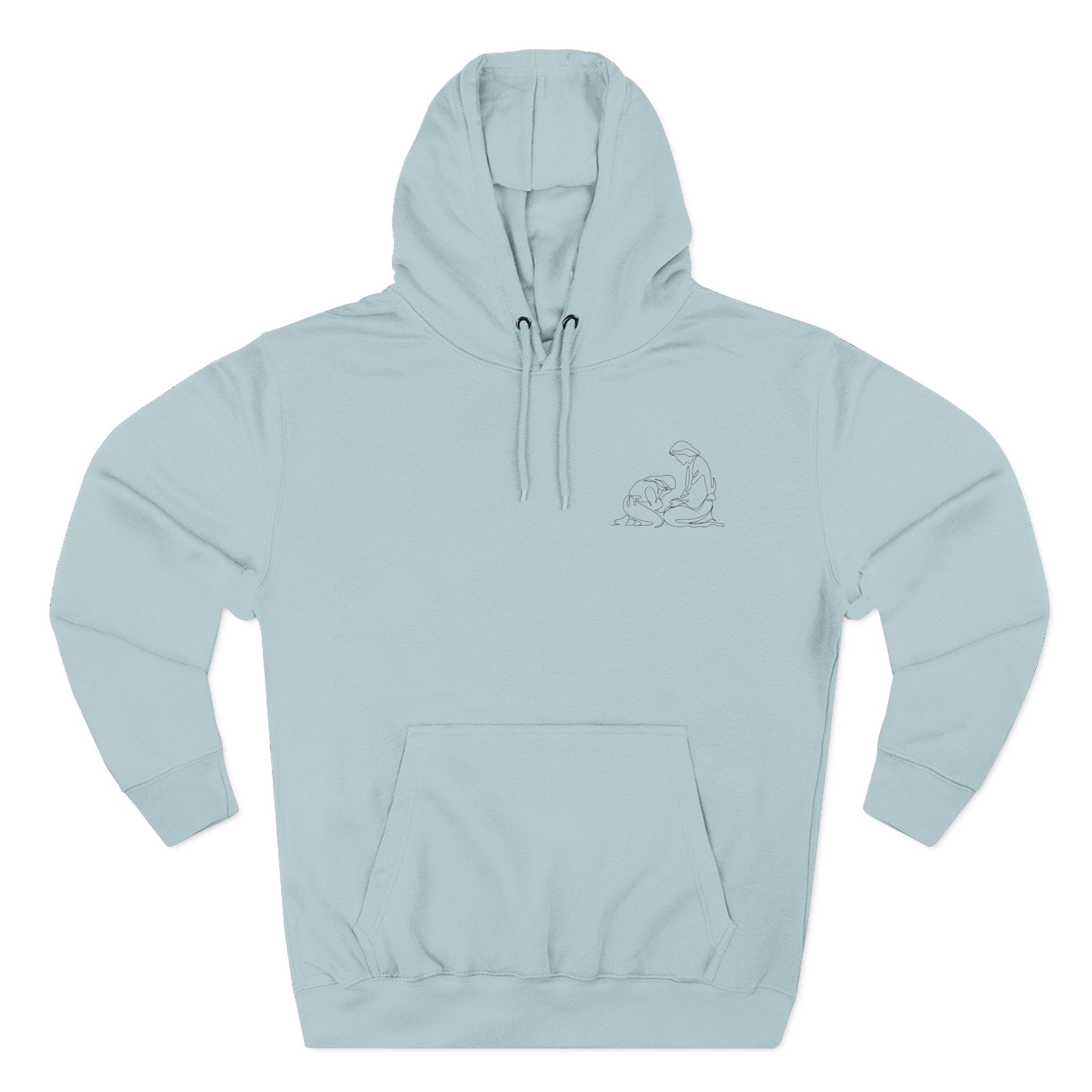 At His Feet Fleece Hoodie