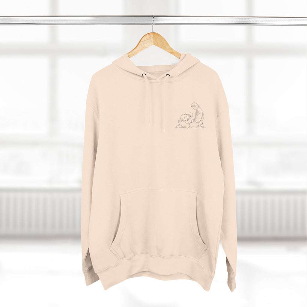 At His Feet Fleece Hoodie
