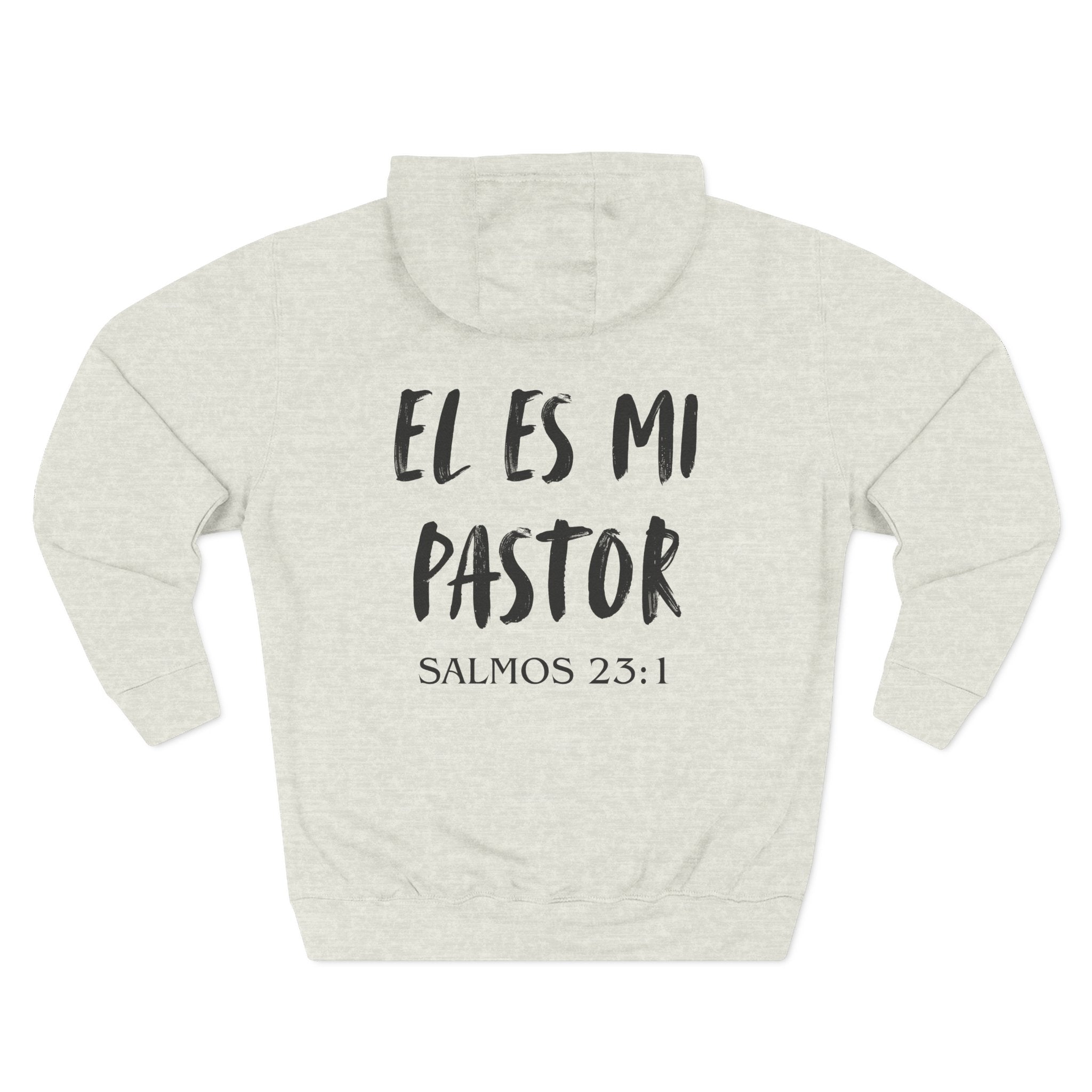 El Es Mi Pastor Hoodie — Psalms 23:1 Christian Faith Pullover
