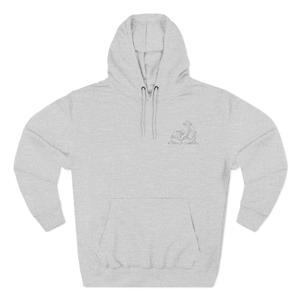 At His Feet Fleece Hoodie