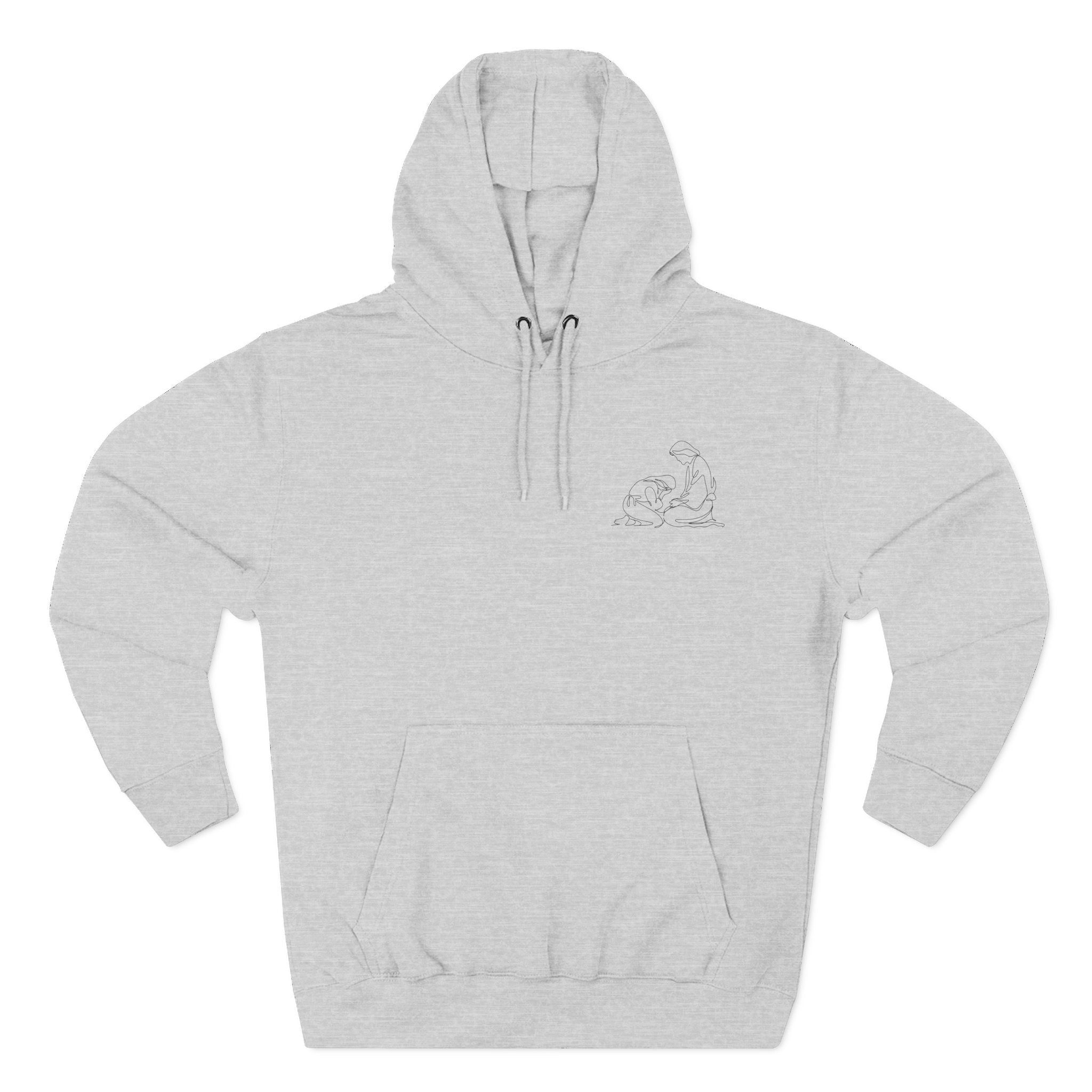 At His Feet Fleece Hoodie