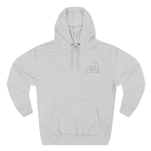 At His Feet Fleece Hoodie