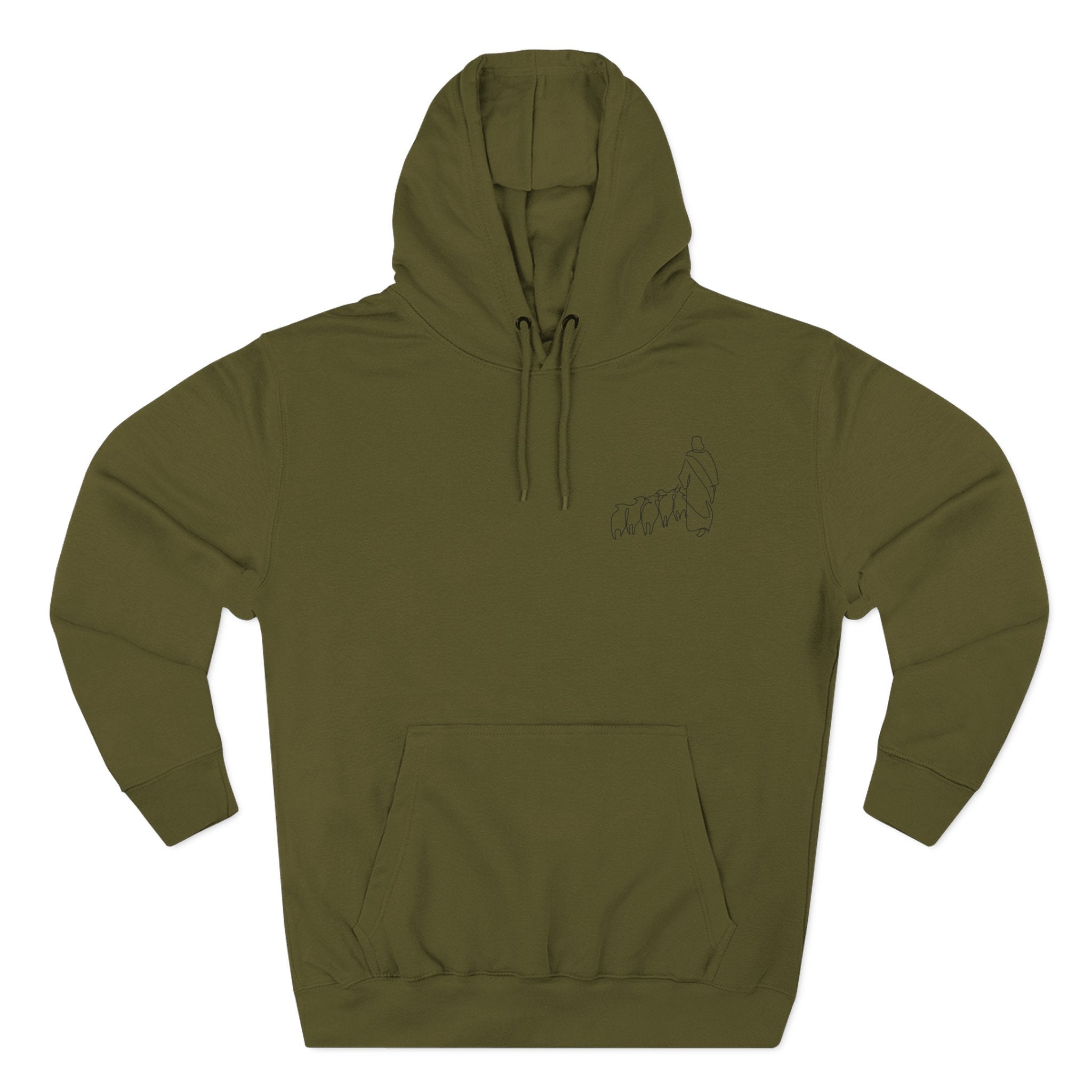 He Is My Shepherd Hoodie — Psalms 23:1 Christian Faith Pullover