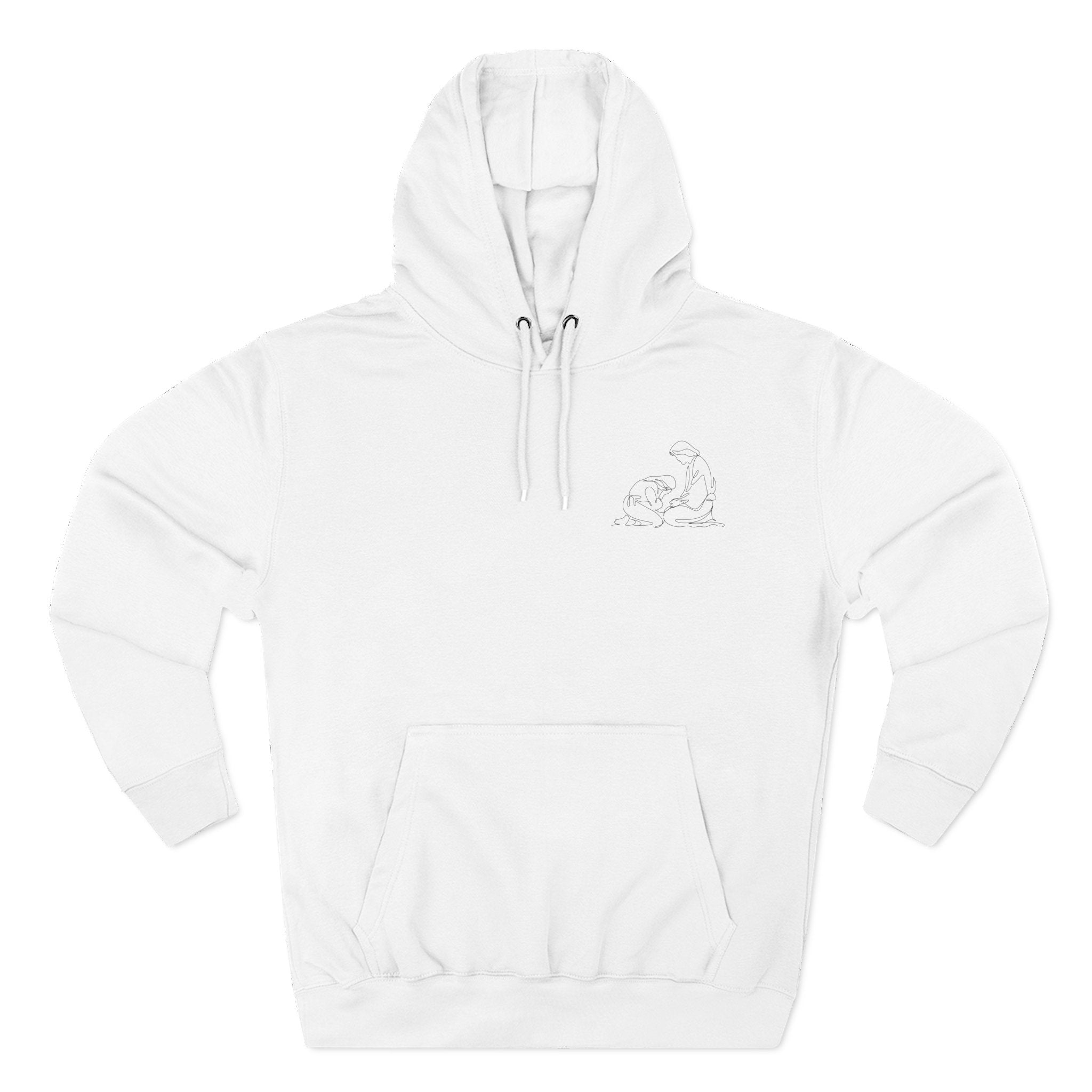 At His Feet Fleece Hoodie