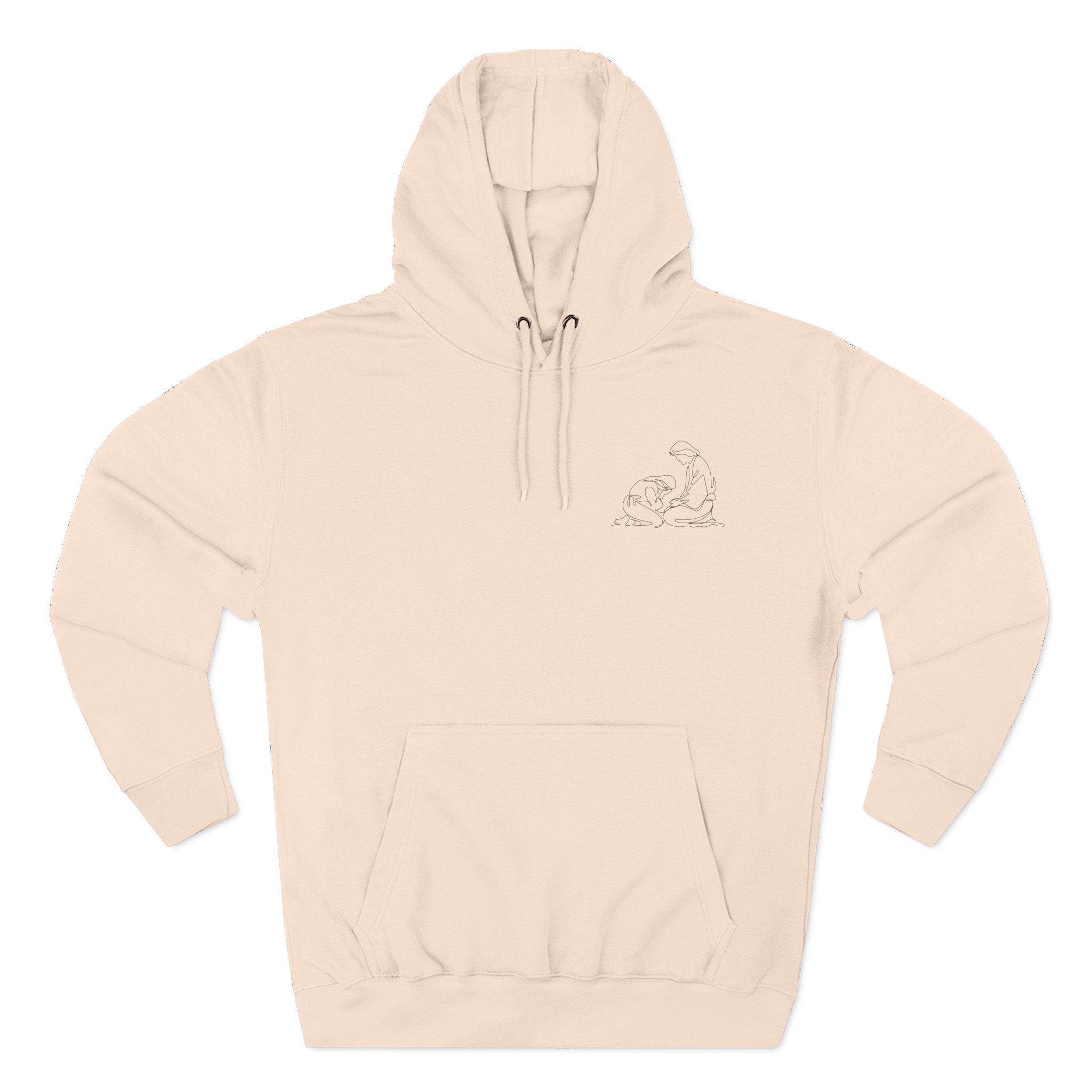 At His Feet Fleece Hoodie
