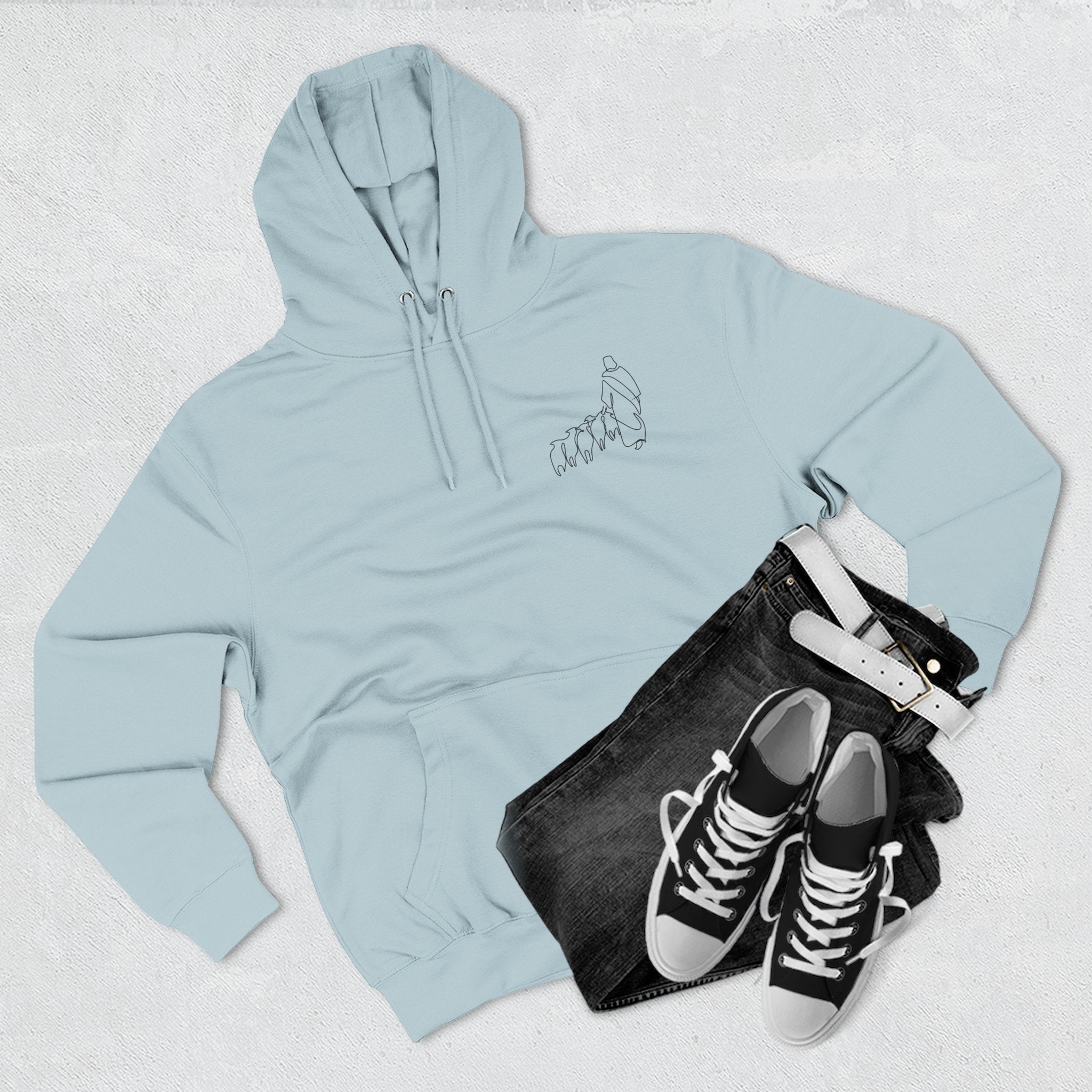 He Is My Shepherd Hoodie — Psalms 23:1 Christian Faith Pullover