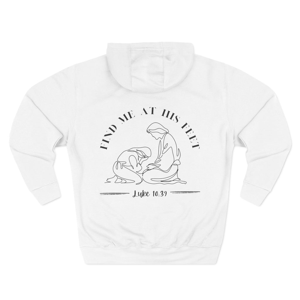 At His Feet Fleece Hoodie